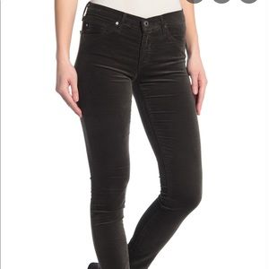 💞AG💞super skinny velvet leggings